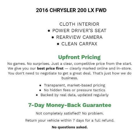 2016 Chrysler 200 4dr Sdn Touring FWD
