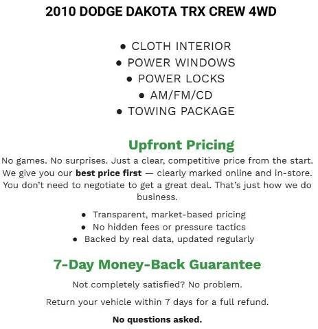 2010 Dodge Dakota 4WD Crew Cab TRX