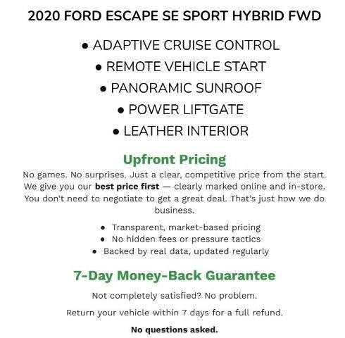 2020 Ford Escape SE Sport Hybrid FWD