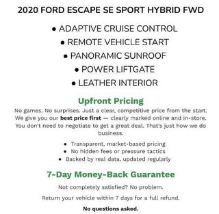 2020 Ford Escape SE Sport Hybrid FWD