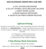 2025 Chevrolet Silverado 2500 HD Regular Cab Long Box 4-Wheel Drive Work Truck