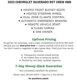 2023 Chevrolet Silverado 1500 Crew Cab Short Box 4-Wheel Drive RST