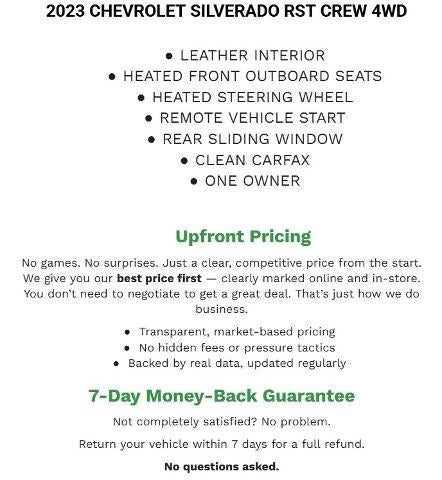 2023 Chevrolet Silverado 1500 Crew Cab Short Box 4-Wheel Drive RST