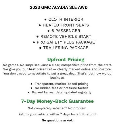 2023 GMC Acadia AWD SLE