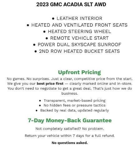 2023 GMC Acadia AWD SLT