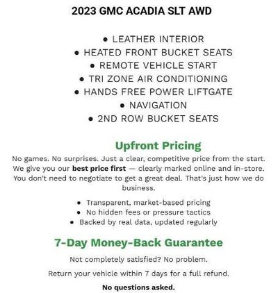 2023 GMC Acadia AWD SLT