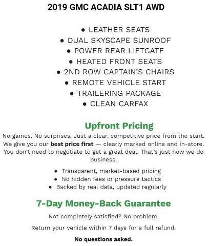 2019 GMC Acadia AWD SLT-1