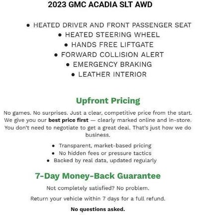 2023 GMC Acadia AWD SLT