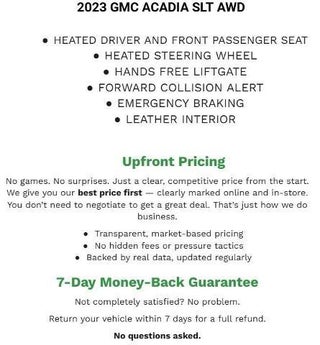 2023 GMC Acadia AWD SLT