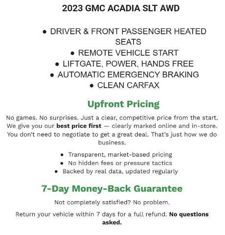 2023 GMC Acadia AWD SLT