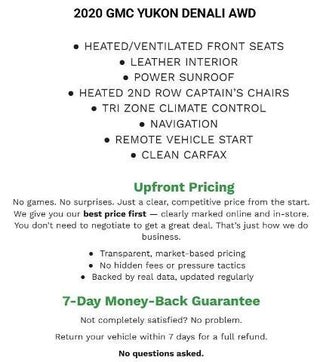 2020 GMC Yukon 4WD 4dr Denali