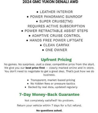 2024 GMC Yukon 4WD 4dr Denali