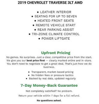 2019 Chevrolet Traverse AWD 3LT