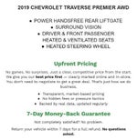 2019 Chevrolet Traverse AWD 1LZ