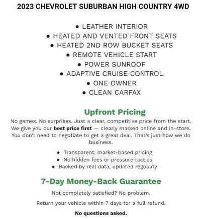 2023 Chevrolet Suburban 4WD High Country