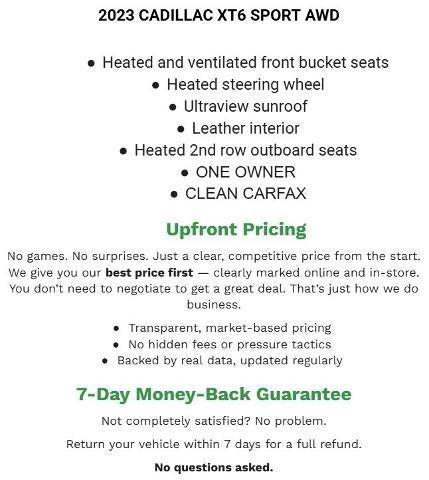 2023 Cadillac XT6 AWD 4dr Sport