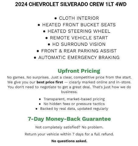 2024 Chevrolet Silverado 1500 Crew Cab Short Box 4-Wheel Drive LT 1LT