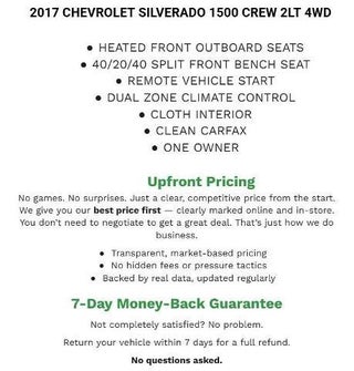 2017 Chevrolet Silverado 1500 Crew Cab Short Box 4-Wheel Drive LT Z71