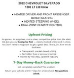 2022 Chevrolet Silverado 1500 LTD Crew Cab Short Box 4-Wheel Drive LT 1LT