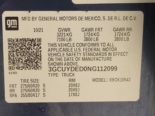 2022 Chevrolet Silverado 1500 LTD Crew Cab Short Box 4-Wheel Drive LT 1LT