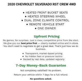 2020 Chevrolet Silverado 1500 Crew Cab Short Box 4-Wheel Drive RST