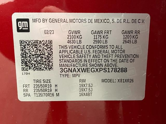 2023 Chevrolet Equinox AWD 4dr RS