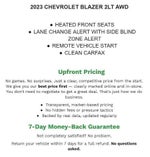 2023 Chevrolet Blazer AWD 4dr LT w/2LT