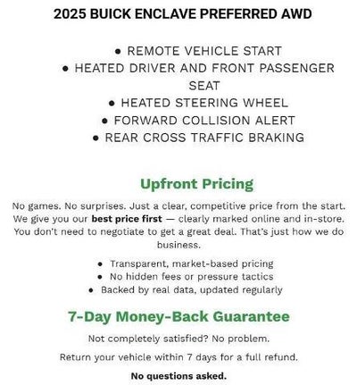 2025 Buick Enclave 4dr Preferred