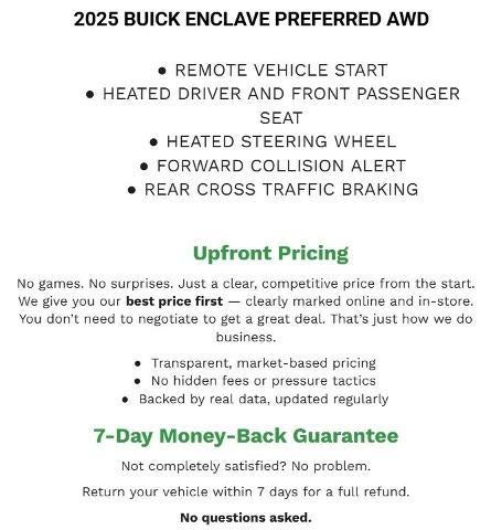 2025 Buick Enclave 4dr Preferred