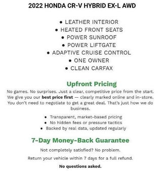 2022 Honda CR-V Hybrid EX-L AWD