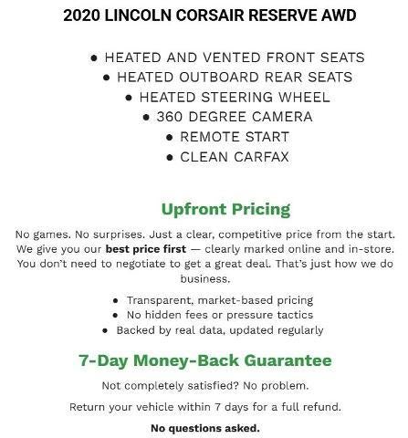 2020 Lincoln Corsair Reserve AWD