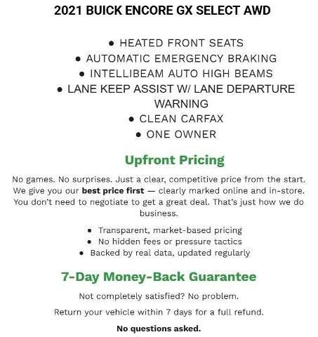 2021 Buick Encore GX Select AWD