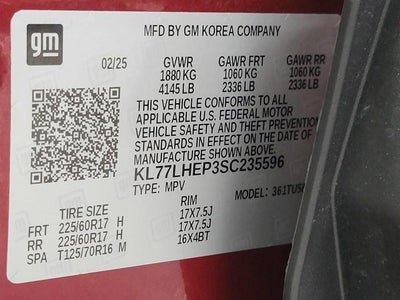 2025 Chevrolet Trax FWD 4dr LT