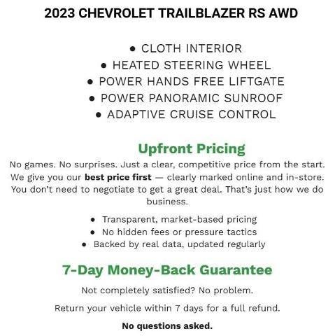 2023 Chevrolet Trailblazer AWD 4dr RS