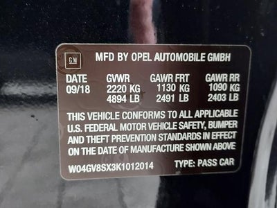 2019 Buick Regal TourX Essence AWD