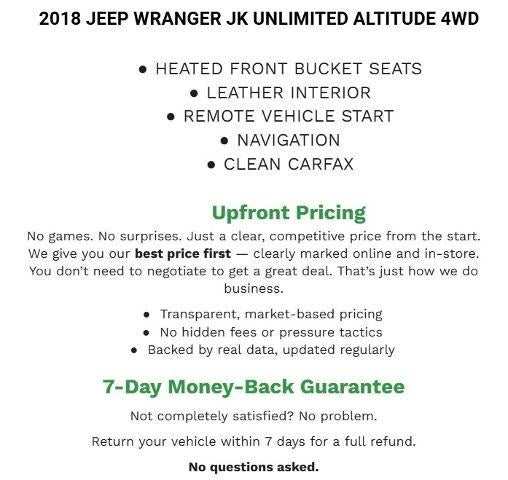 2018 Jeep Wrangler JK Unlimited Sahara