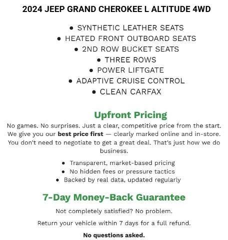 2024 Jeep Grand Cherokee L Altitude 4x4