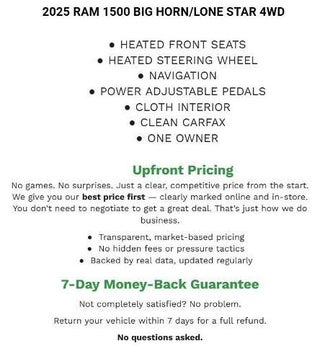 2025 RAM 1500 Big Horn