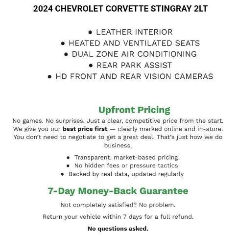 2024 Chevrolet Corvette Stingray 2LT