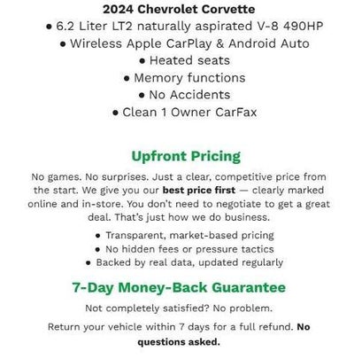 2024 Chevrolet Corvette Stingray 2LT