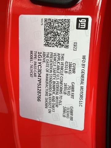 2023 Chevrolet Corvette Stingray 3LT