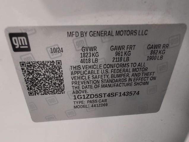 2025 Chevrolet Malibu 1LT