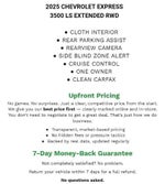 2025 Chevrolet Express Passenger 1LS