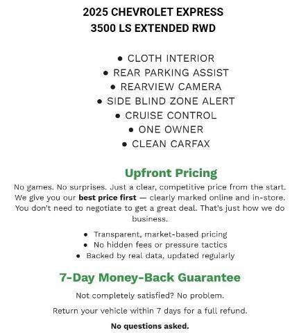 2025 Chevrolet Express Passenger 1LS