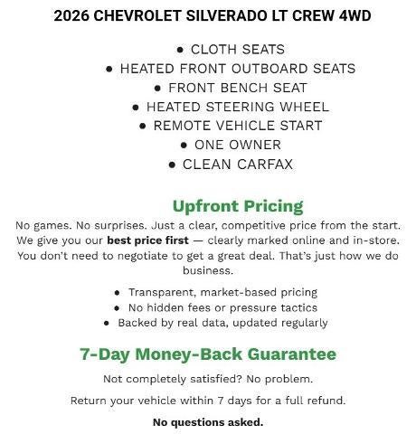 2026 Chevrolet Silverado 1500 LT (2FL)