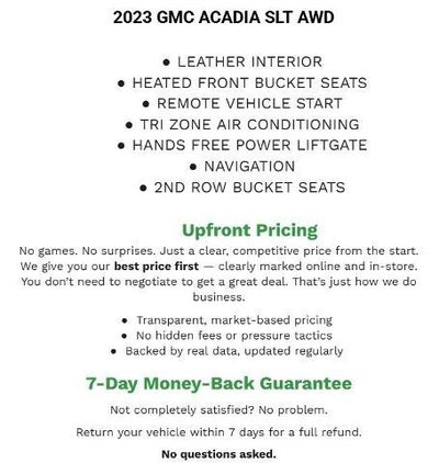 2023 GMC Acadia SLT