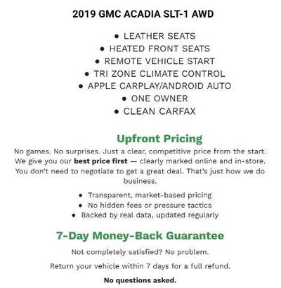 2019 GMC Acadia SLT