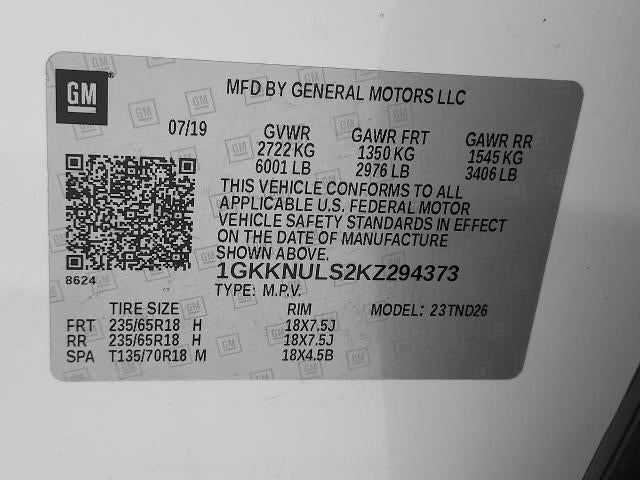 2019 GMC Acadia SLT