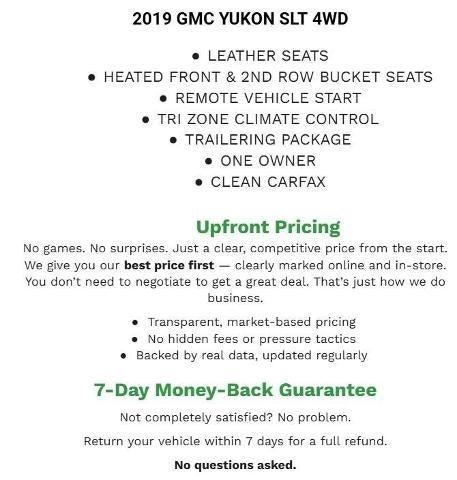 2019 GMC Yukon 4WD SLT's photo