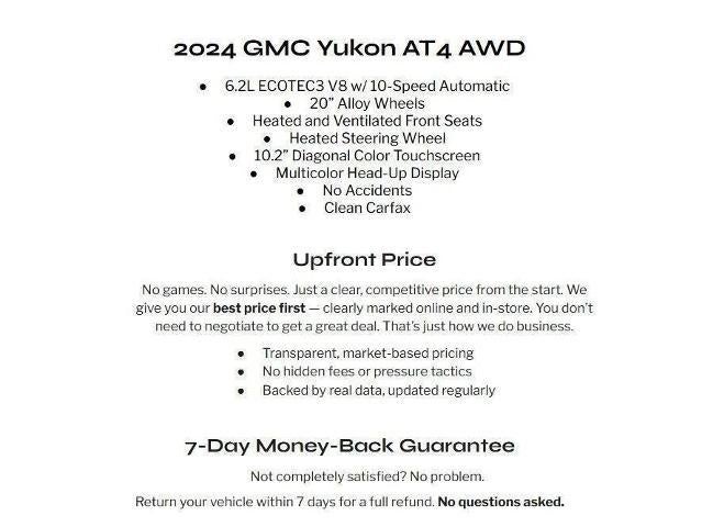 2024 GMC Yukon AT4